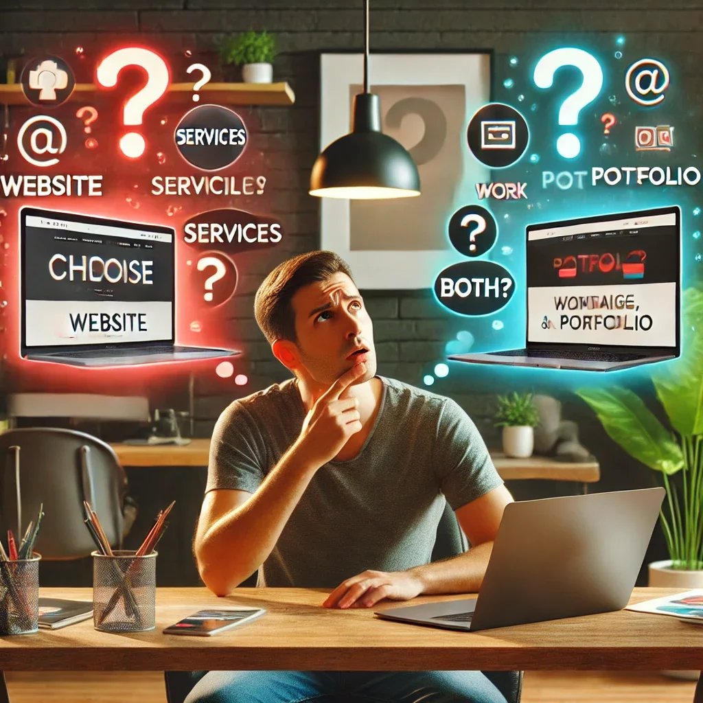 The freelancer's dilemma: Website, portfolio, or both?