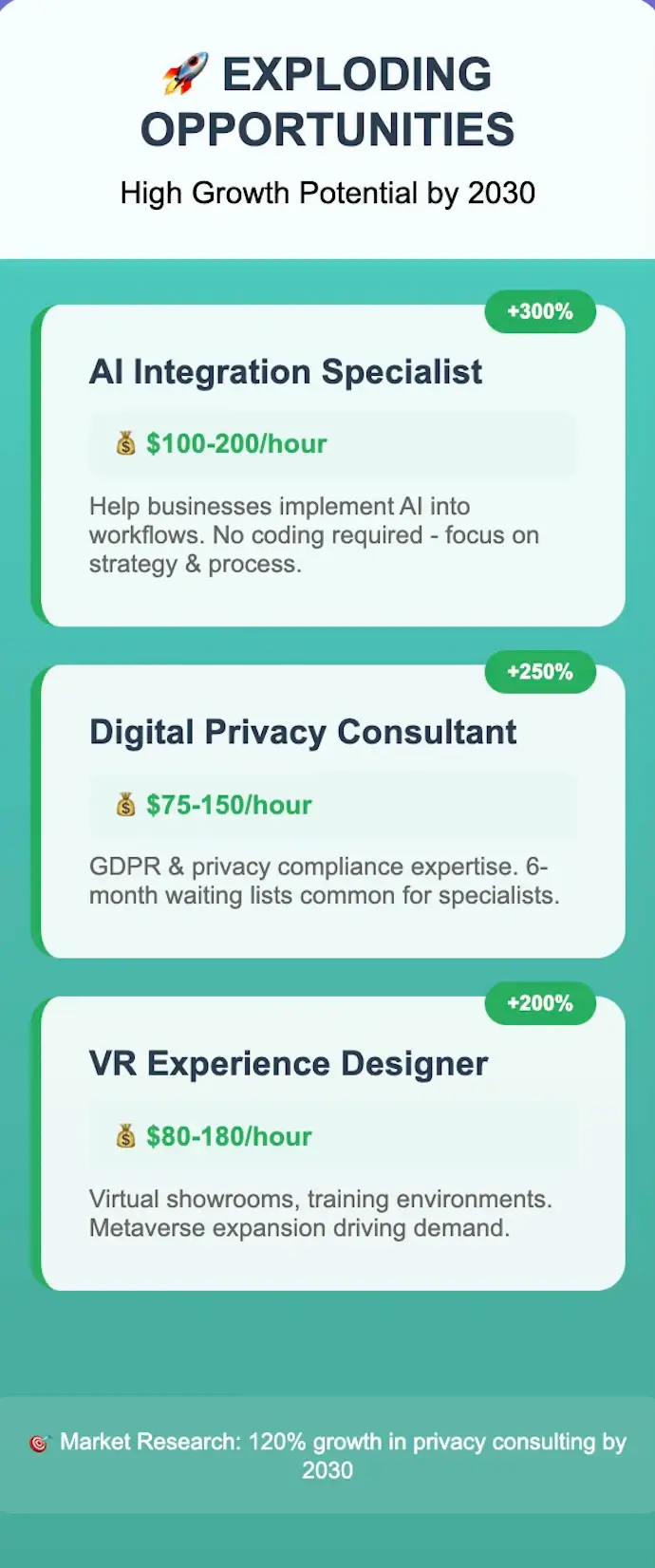 freelance jobs at risk 2030 – future-proof freelance careers with high growth by 2030